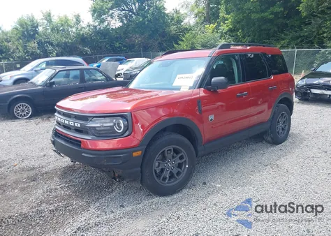 2024 Ford Bronco Sport Big Bend z USA, uszkodzony, nr VIN 3FMCR9B60RRE62592